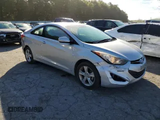 2013 Hyundai Elantra Coupe GS PZEV with VIN KMHDH6AE0DU022405, listed as a Copart auction lot 76497474 with 64,249 mi miles and Salvage Title. Bid and sale history available at carsss.com. Image 4.