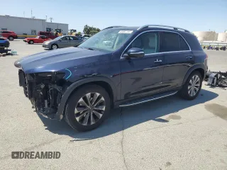 2020 Mercedes-Benz GLE 350 with VIN 4JGFB4KB5LA137701, listed as a Copart auction lot 59682195 with 62,371 mi miles and Salvage title. Bid and sale history available at DreamBid. Image 1.