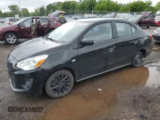 2020 Mitsubishi Mirage SE with VIN ML32F4FJ7LHF07343, listed as a Copart auction lot 58714115 with 59,642 mi miles and Salvage title. Bid and sale history available at DreamBid. Image 1.