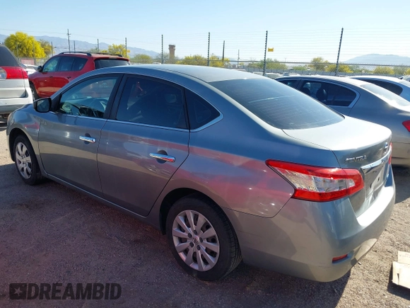 2014 Nissan Sentra S with VIN 3N1AB7AP4EY219658, listed as a IAAI auction lot 41994246 with 99,734 mi miles and . Bid and sale history available at DreamBid. Image 3.
