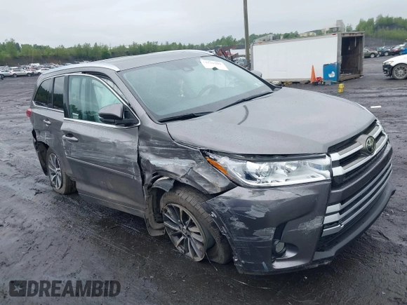 2019 Toyota Highlander SE with VIN 5TDJZRFH0KS722418, listed as a IAAI auction lot 42531509 with 64,369 mi miles and . Bid and sale history available at DreamBid. Image 1.