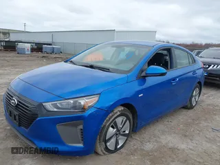 2017 Hyundai Ioniq Blue with VIN KMHC65LC7HU024102, listed as a IAAI auction lot 42057067 with 126,313 mi miles and . Bid and sale history available at DreamBid. Image 16.