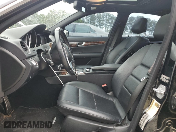 2012 Mercedes-Benz C-Class C 300 Sport with VIN WDDGF8BB2CA597036, listed as a Copart auction lot 54201325 with 172,063 mi miles and Salvage Title. Bid and sale history available at carsss.com. Image 7.