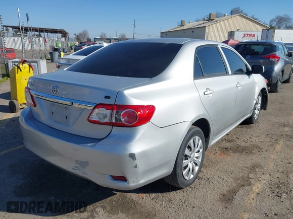 2012 Toyota Corolla L with VIN 2T1BU4EE6CC815435, listed as a IAAI auction lot 41316306 with 122,150 mi miles. Bid and sale history available at carsss.com. Image 4.