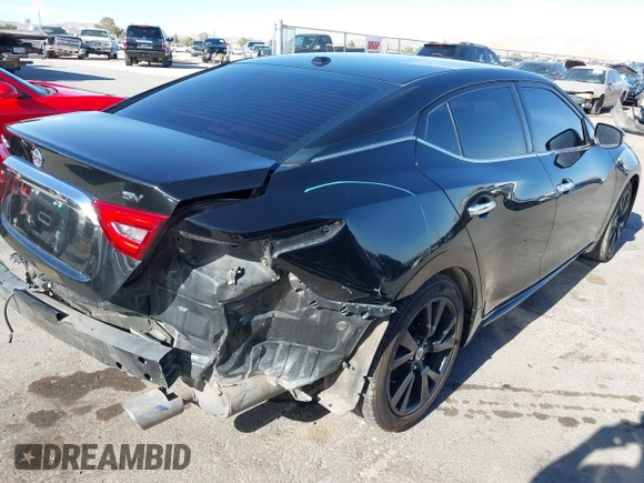 2018 Nissan Maxima SL with VIN 1N4AA6AP5JC369619, listed as a IAAI auction lot 42045980 with 88,184 mi miles and . Bid and sale history available at DreamBid. Image 4.