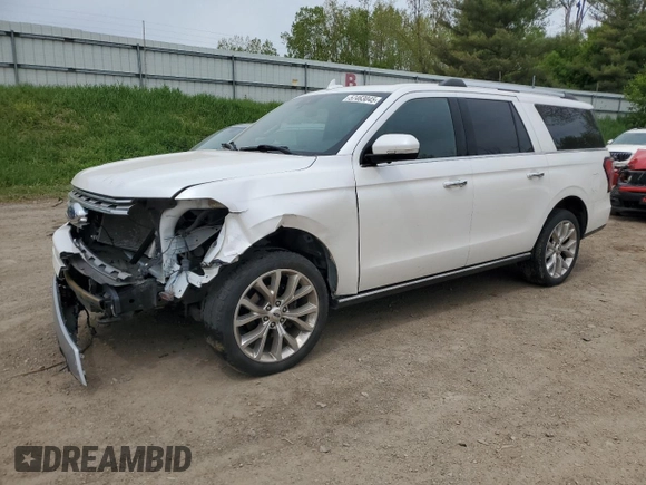 2018 Ford Expedition Max Limited z VIN 1FMJK2AT4JEA63234, wystawiony jako Copart lot #57463045 z przebiegiem 98 540 mil mil oraz Czysty tytuł • Clean title. Historia ofert i sprzedaży dostępna na DreamBid. Obrazek 1.