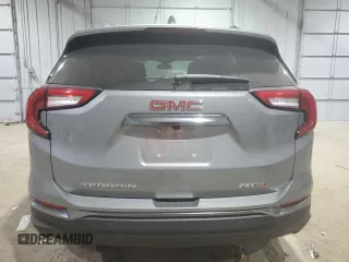 2024 GMC Terrain AT4 with VIN 3GKALYEG9RL267822, listed as a Copart auction lot 87405664 with 5,554 mi miles and Salvage Title. Bid and sale history available at DreamBid. Image 6.