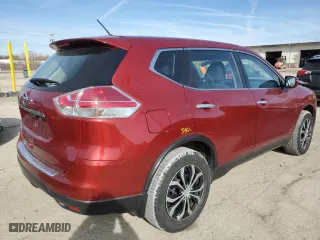 2015 Nissan Rogue S with VIN KNMAT2MT6FP518108, listed as a Copart auction lot 50017765 with 146,818 mi miles and Salvage Title. Bid and sale history available at carsss.com. Image 3.
