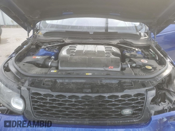 2016 Land Rover Range Rover Sport SVR with VIN SALWZ2EF4GA103637, listed as a Copart auction lot 72768934 with 106,690 mi miles and Salvage title. Bid and sale history available at DreamBid. Image 11.