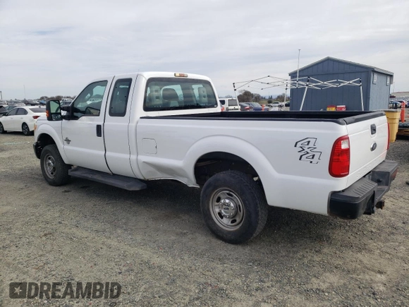 2015 Ford F-250 XLT with VIN 1FT7X2BT1FED59821, listed as a Copart auction lot 46686315 with 81,764 mi miles and Clean title. Bid and sale history available at DreamBid. Image 2.