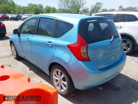 2014 Nissan Note S Plus with VIN 3N1CE2CP5EL404928, listed as a IAAI auction lot 42100373 with 96,763 mi miles and . Bid and sale history available at DreamBid. Image 3.