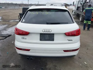 2018 Audi Q3 Premium with VIN WA1ECCFS1JR015959, listed as a IAAI auction lot 41687436 with 126,924 mi miles. Bid and sale history available at carsss.com. Image 16.