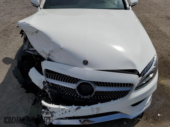2018 Mercedes-Benz C 300 with VIN WDDWK4JB8JF605030, listed as a Copart auction lot 52539055 with 83,697 mi miles and Salvage title. Bid and sale history available at DreamBid. Image 13.