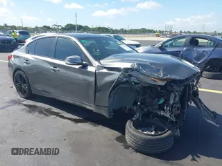 2014 Infiniti Q50 Premium with VIN JN1BV7AP0EM675221, listed as a IAAI auction lot 42551726 with 191,334 mi miles and . Bid and sale history available at DreamBid. Image 1.