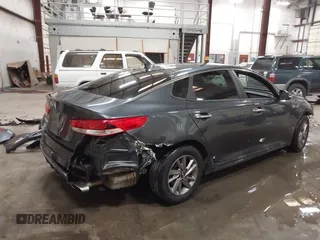 2019 Kia Optima LX with VIN 5XXGT4L33KG375854, listed as a IAAI auction lot 42235507 with 87,789 mi miles and . Bid and sale history available at DreamBid. Image 4.