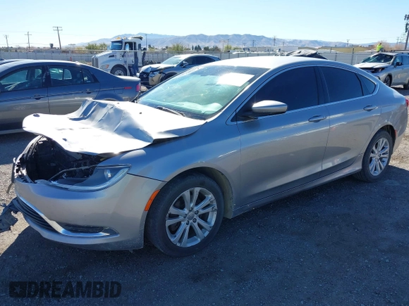 2015 Chrysler 200 Limited with VIN 1C3CCCAB3FN648003, listed as a IAAI auction lot 41859467 with 111,880 mi miles. Bid and sale history available at carsss.com. Image 17.