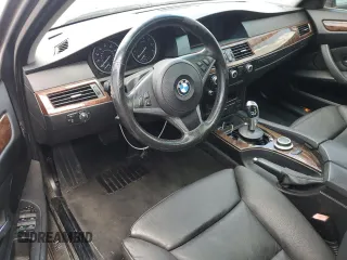 2008 BMW 5 Series 535i with VIN WBANW13598CZ78604, listed as a Copart auction lot 52450455 with 109,024 mi miles and Clean Title. Bid and sale history available at carsss.com. Image 8.
