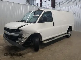 2023 Chevrolet Express Cargo с VIN 1GCWGAFP9P1126958, выставлен на аукционе Copart как лот 63655535 с пробегом 24 564 миль миль и Чистый • Clean title. История ставок и продаж доступна на DreamBid. Изображение 1.