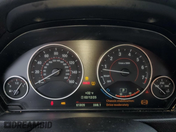 2017 BMW 3 Series 330i xDrive with VIN WBA8D9G50HNU59800, listed as a Copart auction lot 44417915 with 61,809 mi miles and Clean title. Bid and sale history available at DreamBid. Image 9.