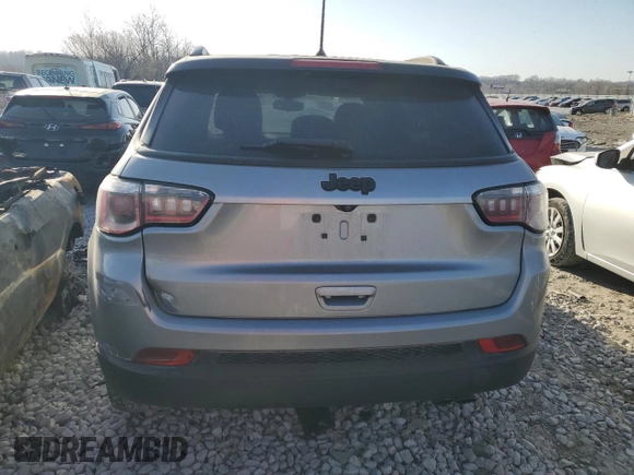 2018 Jeep Compass Latitude with VIN 3C4NJCBB5JT408159, listed as a Copart auction lot 49064805 with 82,730 mi miles and Salvage Title. Bid and sale history available at carsss.com. Image 6.