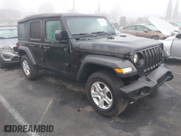 2022 Jeep Wrangler Unlimited Sport with VIN 1C4HJXDG1NW251565, listed as a IAAI auction lot 41163076 with 24,877 mi miles and . Bid and sale history available at DreamBid. Image 1.