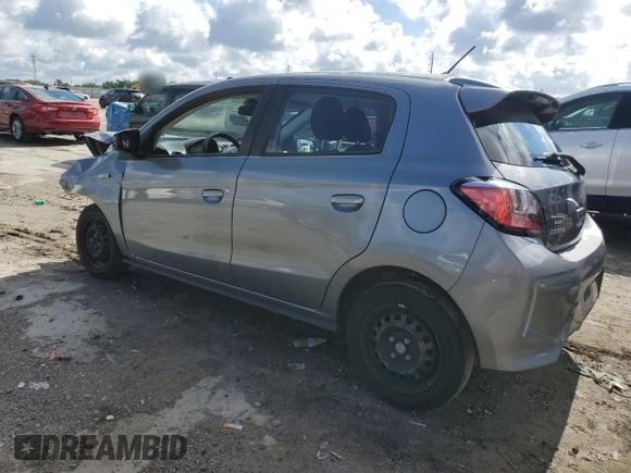 2021 Mitsubishi Mirage ES z VIN ML32AUHJ7MH008519, wystawiony jako Copart lot #56469705 z przebiegiem 128 811 mil mil oraz Szkoda całkowita • Salvage title. Historia ofert i sprzedaży dostępna na DreamBid. Obrazek 2.
