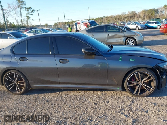 2022 BMW 3 Series M340i with VIN 3MW5U7J01N8C65375, listed as a IAAI auction lot 41688228 with 36,513 mi miles. Bid and sale history available at carsss.com. Image 13.