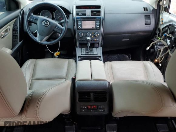 2015 Mazda CX-9 Touring with VIN JM3TB2CA9F0463715, listed as a Copart auction lot 59764565 with 113,535 mi miles and Salvage title. Bid and sale history available at DreamBid. Image 8.