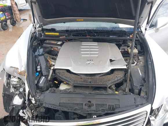 2008 Lexus LS 460 with VIN JTHBL46F085080285, listed as a IAAI auction lot 41086383 with 198,688 mi miles and . Bid and sale history available at carsss.com. Image 10.