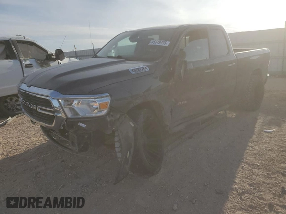 2020 Ram 1500 Big Horn with VIN 1C6RREBT2LN139160, listed as a Copart auction lot 45649495 with 129,247 mi miles and Salvage title. Bid and sale history available at DreamBid. Image 1.