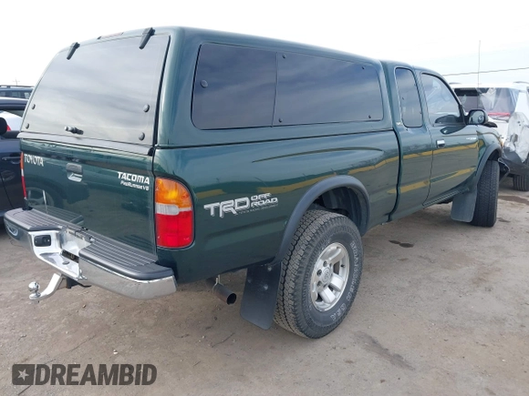 1999 Toyota Tacoma PreRunner with VIN 4TASN92N1XZ542569, listed as a IAAI auction lot 41682322 with 53,804 mi miles and . Bid and sale history available at DreamBid. Image 4.