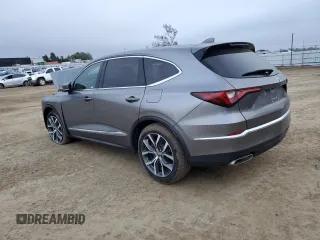 2022 Acura MDX w/Technology Package with VIN 5J8YD9H46NL001020, listed as a Copart auction lot 85936464 with 54,888 mi miles and Salvage Title. Bid and sale history available at carsss.com. Image 2.
