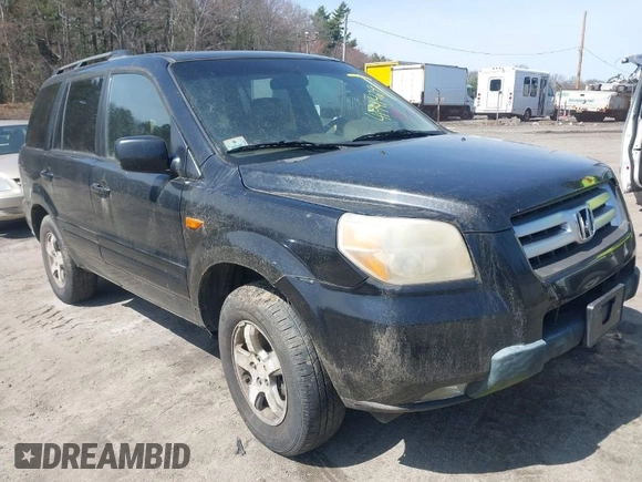 2006 Honda Pilot EX-L with VIN 2HKYF18746H527298, listed as a IAAI auction lot 41941429 with 153,482 mi miles and . Bid and sale history available at DreamBid. Image 1.