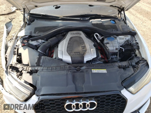 2017 Audi A6 Competition Prestige with VIN WAUF3AFC1HN024814, listed as a Copart auction lot 64968023 with 76,990 mi miles. Bid and sale history available at carsss.com. Image 12.