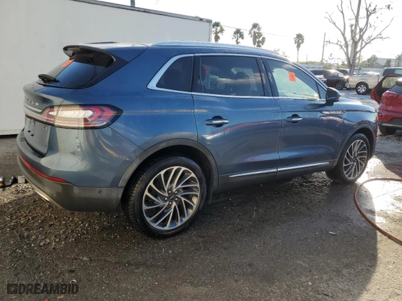 2019 Lincoln Nautilus Reserve with VIN 2LMPJ6LP6KBL36275, listed as a Copart auction lot 44921115 with 0 mi miles and Non Repairable. Bid and sale history available at carsss.com. Image 3.