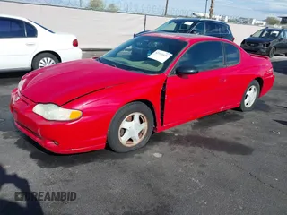 2004 Chevrolet Monte Carlo SS with VIN 2G1WX12K449336670, listed as a IAAI auction lot 42141629 with 100,681 mi miles. Bid and sale history available at carsss.com. Image 2.