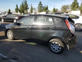 2013 Hyundai Accent GL with VIN KMHCT5AE8DU071632, listed as a Copart auction lot 76982384 with 100,067 mi miles and Salvage Title. Bid and sale history available at carsss.com. Image 2.