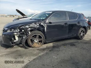 2011 Lexus CT 200h with VIN JTHKD5BH5B2004001, listed as a Copart auction lot 53519625 with 118,012 mi miles and Salvage Title. Bid and sale history available at DreamBid. Image 1.