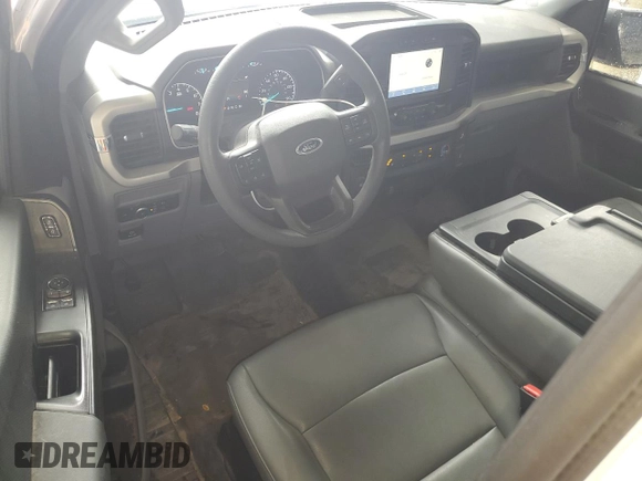 2022 Ford F-150 XL with VIN 1FTMF1CB2NKD00413, listed as a Copart auction lot 47344315 with 98,289 mi miles and Salvage Title. Bid and sale history available at carsss.com. Image 8.