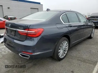 2016 BMW 7 Series 740i with VIN WBA7E2C52GG504213, listed as a Copart auction lot 53120313 with 55,933 mi miles. Bid and sale history available at carsss.com. Image 3.