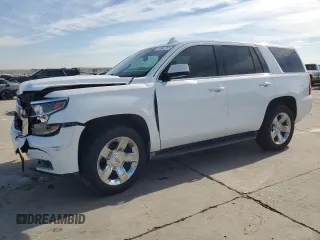 2016 Chevrolet Tahoe Commercial with VIN 1GNLCDEC9GR252678, listed as a Copart auction lot 87942765 with 163,560 mi miles and Salvage title. Bid and sale history available at DreamBid. Image 1.