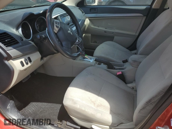 2014 Mitsubishi Lancer ES with VIN JA32U2FU4EU011407, listed as a Copart auction lot 55644954 with 191,722 mi miles and Salvage Title. Bid and sale history available at carsss.com. Image 7.