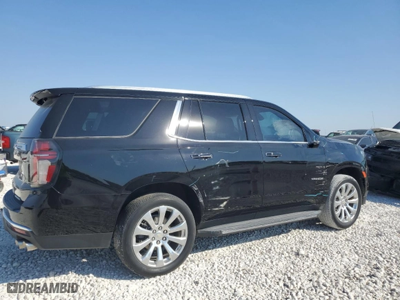 2021 Chevrolet Tahoe Premier with VIN 1GNSCSKD9MR245898, listed as a Copart auction lot 74805774 with 41,760 mi miles and Salvage Title. Bid and sale history available at carsss.com. Image 3.