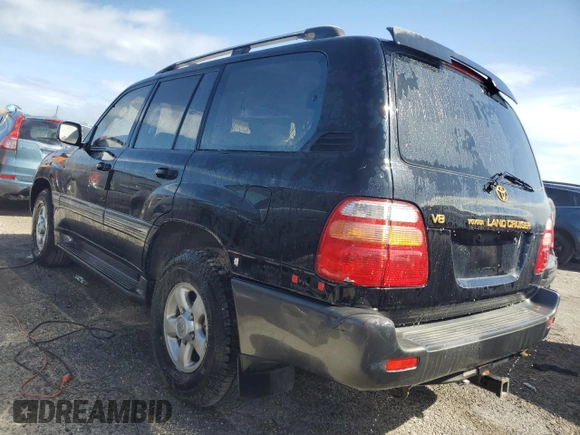 2000 Toyota Land Cruiser with VIN JT3HT05J8Y0083057, listed as a Copart auction lot 75249574 with 0 mi miles and Non Repairable. Bid and sale history available at carsss.com. Image 2.