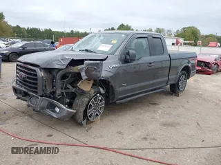 2015 Ford F-150 XLT with VIN 1FTEX1EP7FFA52955, listed as a IAAI auction lot 40799137 with 134,290 mi miles. Bid and sale history available at carsss.com. Image 19.
