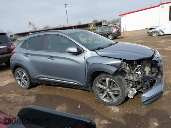 2020 Hyundai Kona Limited with VIN KM8K33A53LU398258, listed as a IAAI auction lot 41823907 with 65,915 mi miles. Bid and sale history available at carsss.com. Image 13.