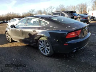 2015 Audi A7 3.0 Premium Plus with VIN WAUWGAFC7FN021773, listed as a Copart auction lot 80571644 with 186,487 mi miles and Salvage Title. Bid and sale history available at carsss.com. Image 2.