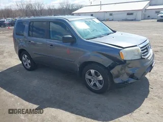 2013 Honda Pilot EX-L with VIN 5FNYF4H61DB035588, listed as a IAAI auction lot 41882840 with 144,243 mi miles and . Bid and sale history available at carsss.com. Image 1.