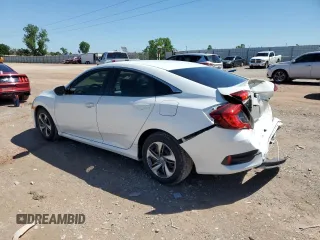2020 Honda Civic LX z VIN 19XFC2F6XLE027341, wystawiony jako Copart lot #51905915 z przebiegiem 28 600 mil mil oraz Szkoda całkowita • Salvage title. Historia ofert i sprzedaży dostępna na DreamBid. Obrazek 2.