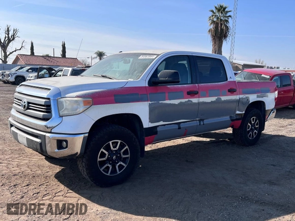 2015 Toyota Tundra 4WD Truck SR5 with VIN 5TFDY5F1XFX460998, listed as a Copart auction lot 84963964 with 194,044 mi miles and Salvage Title. Bid and sale history available at carsss.com. Image 1.